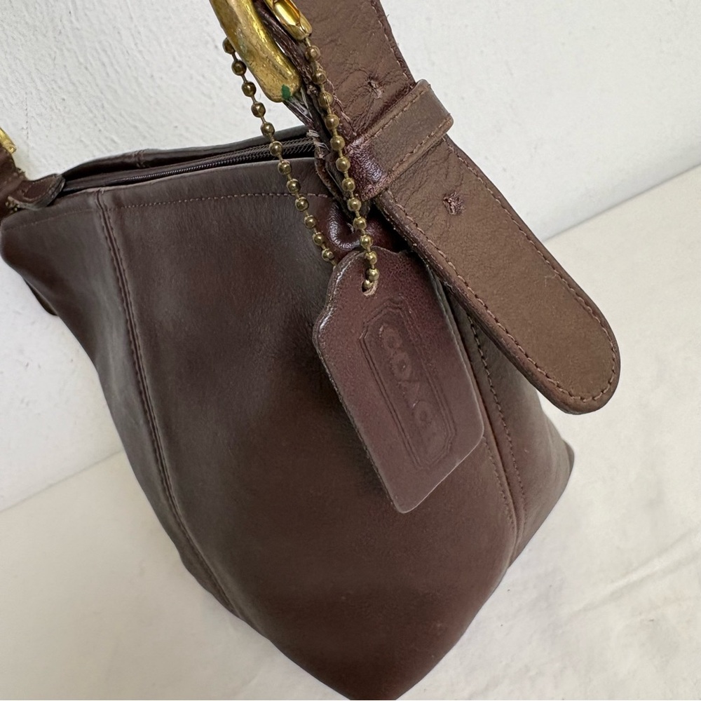 COACH 4130 Vintage 1995 McDougal Leather Bucket Bag Crossbody Purse USA - Picture 8 of 16